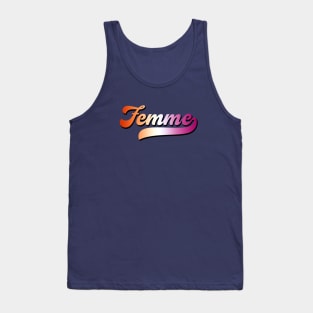 Femme - Retro Lesbian Tank Top